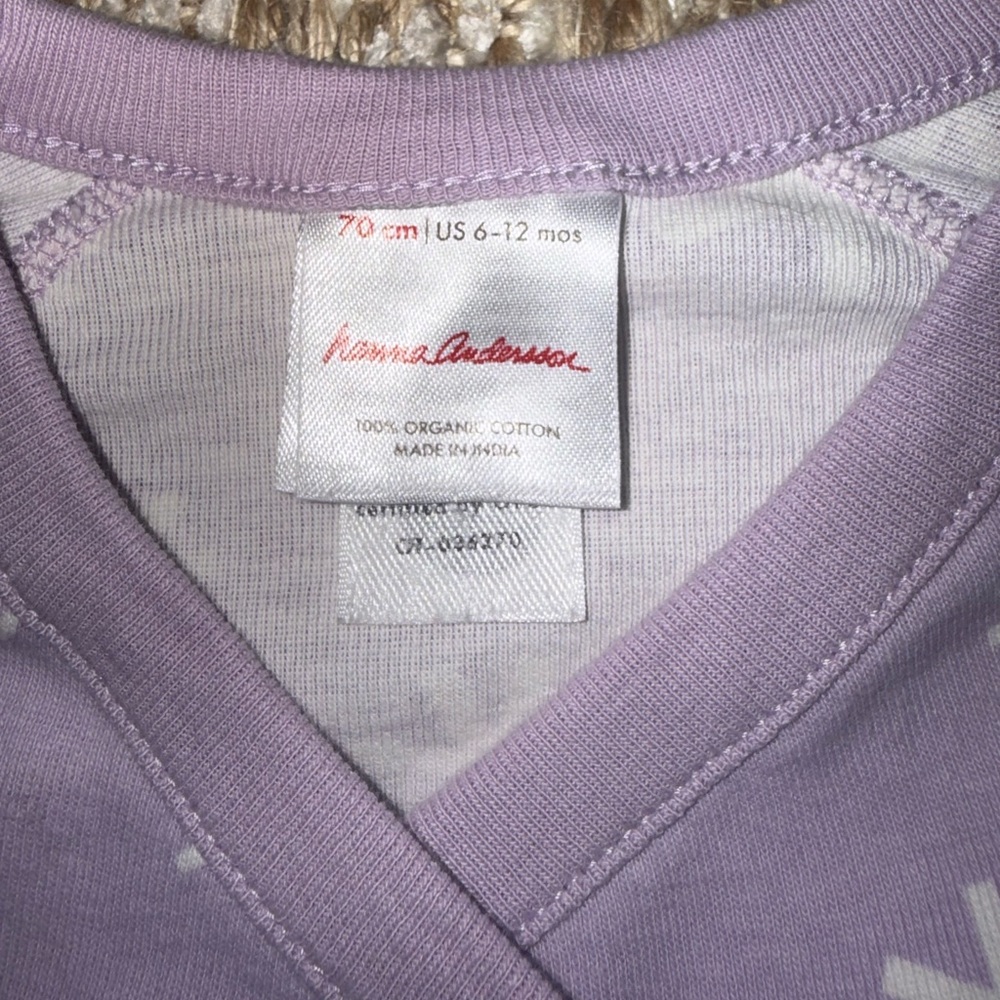 Hanna Andersson long sleeve bodysuit - Picture 2 of 2